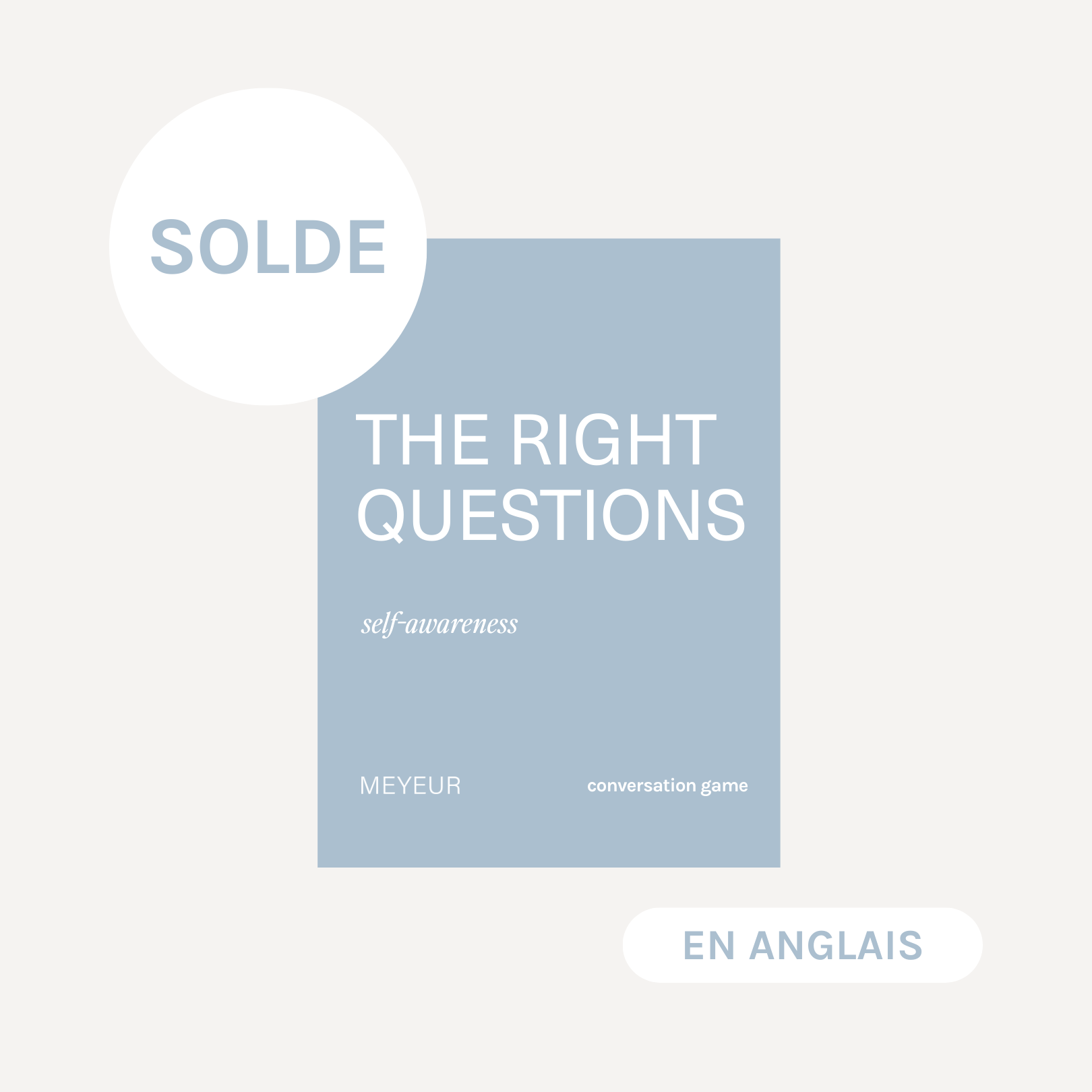 THE RIGHT QUESTIONS (self-awareness)
